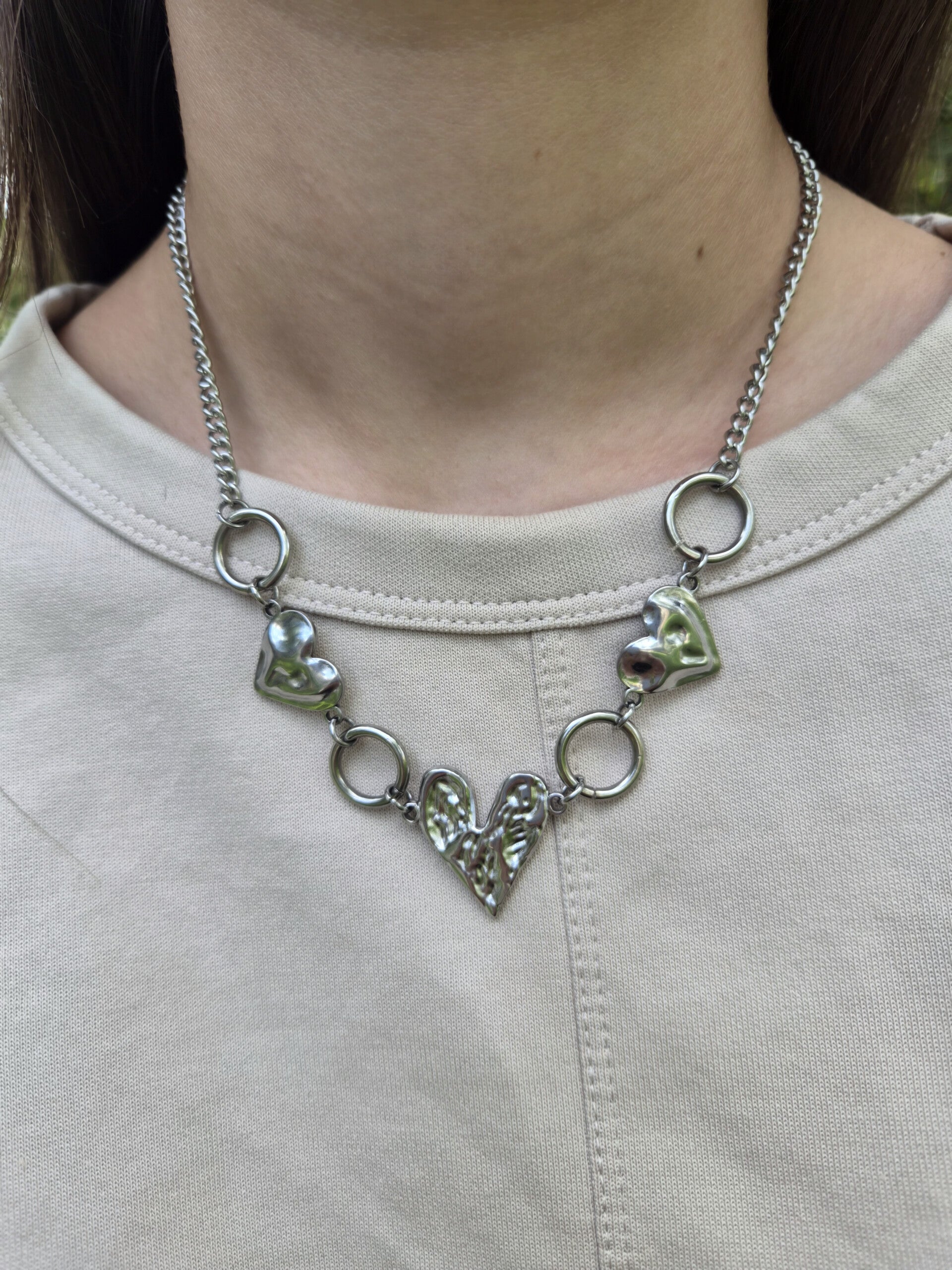 Bold hearts ketting