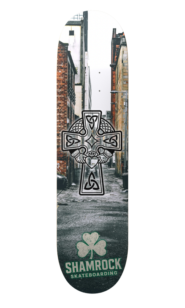 Shamrock Celtic Cross 8-1/2 Skateboard Deck