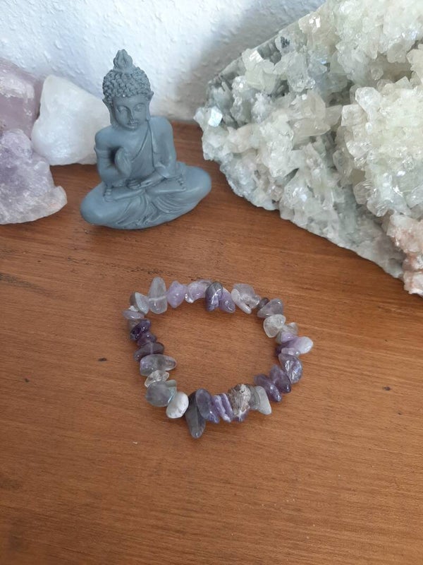Kinder splitarmbandje Amethist