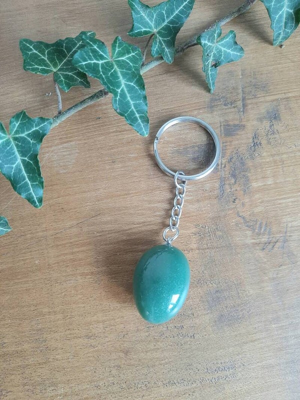 Aventurijn Groen Sleutelhanger