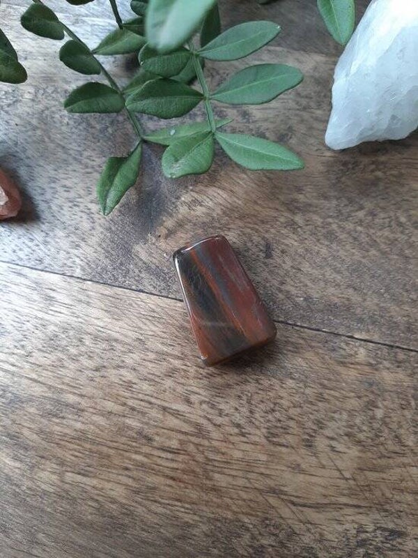 Versteen Hout Hanger Doorboord