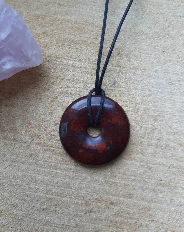 Jaspis Breccie Donut 30 mm