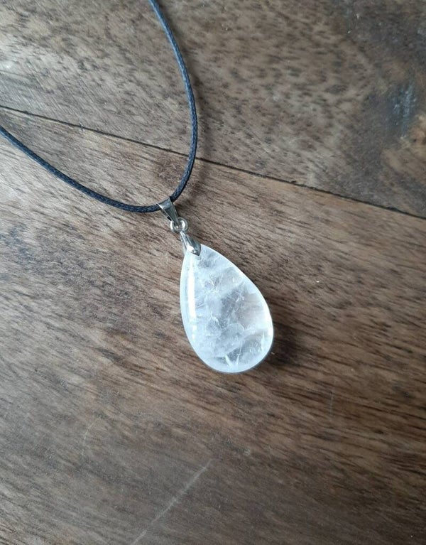 Bergkristal Druppel Hanger