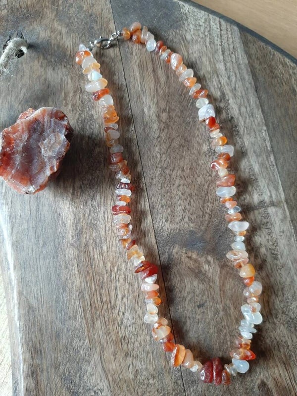 Carneool Splitketting