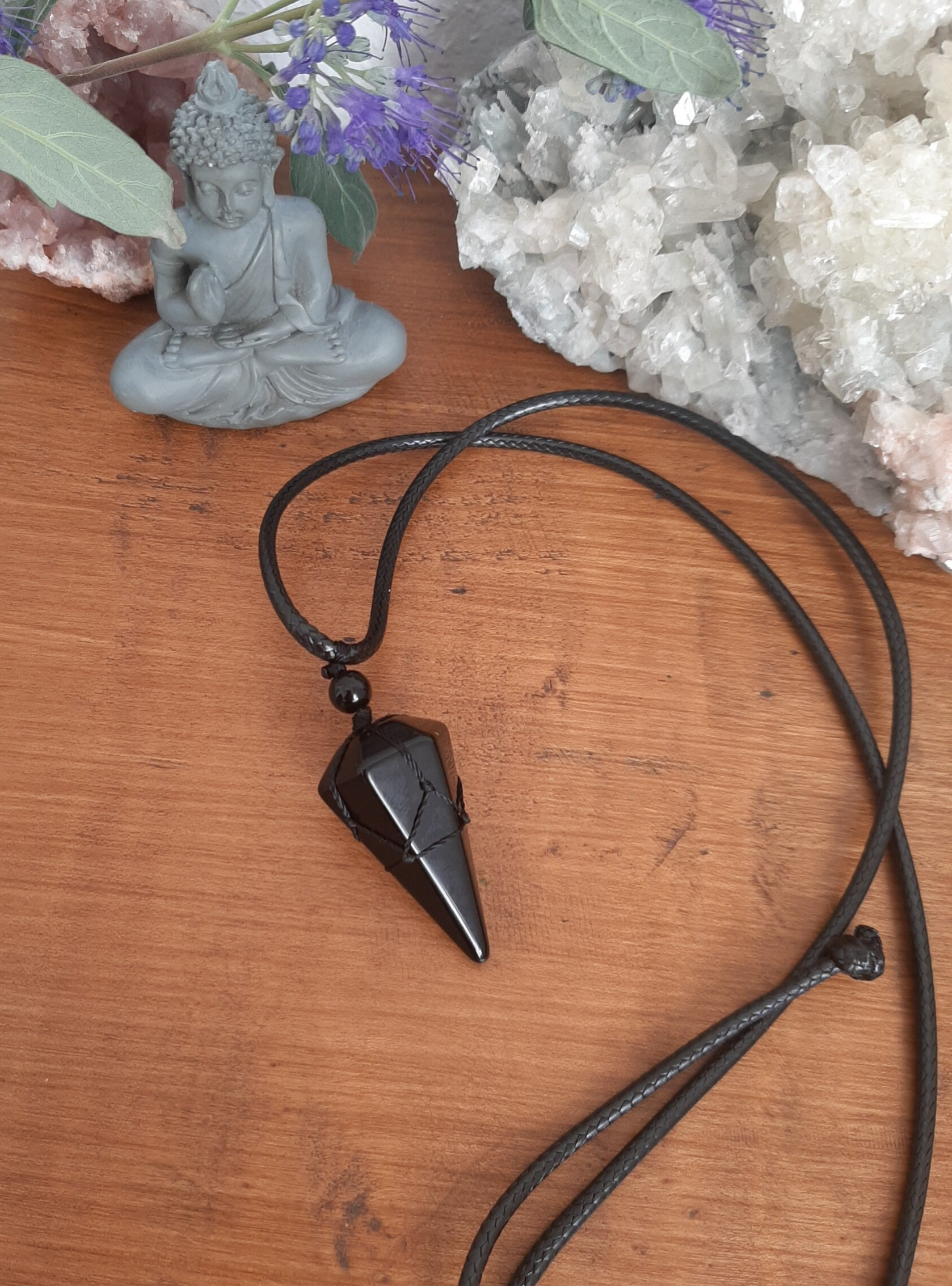 Obsidiaan Zwart Stoere Ketting