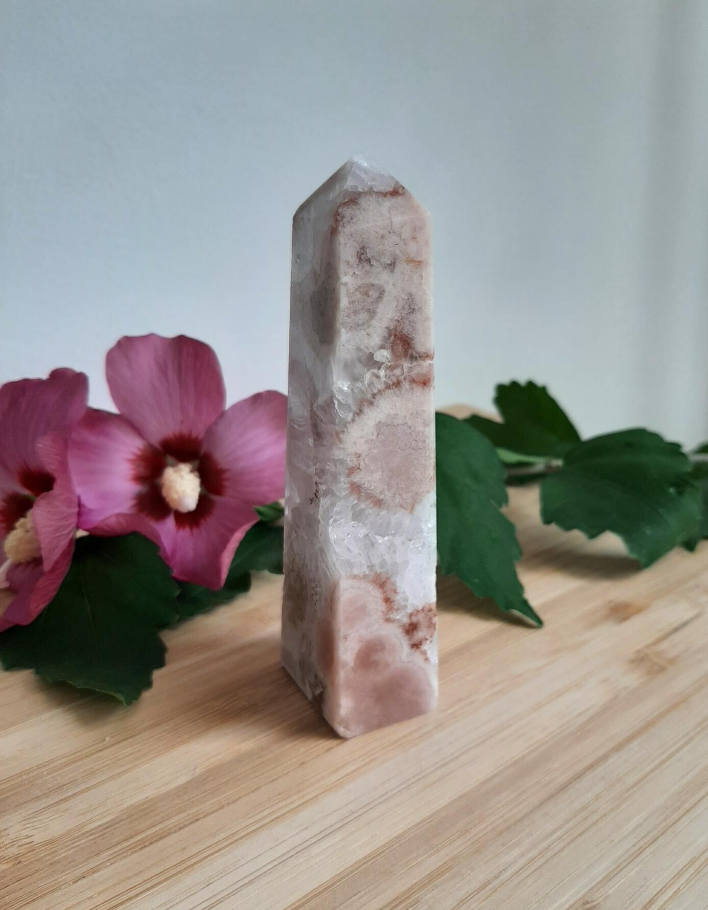 Roze Amethist Toren Uniek nr. 2