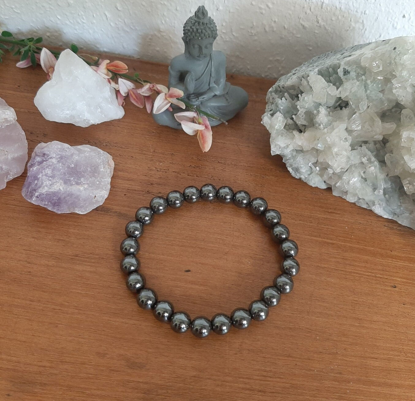 Hematiet Kralen-Armband 8 mm