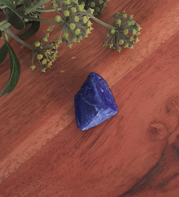 Lapis Lazuli Doorboorde Hanger Uniek!