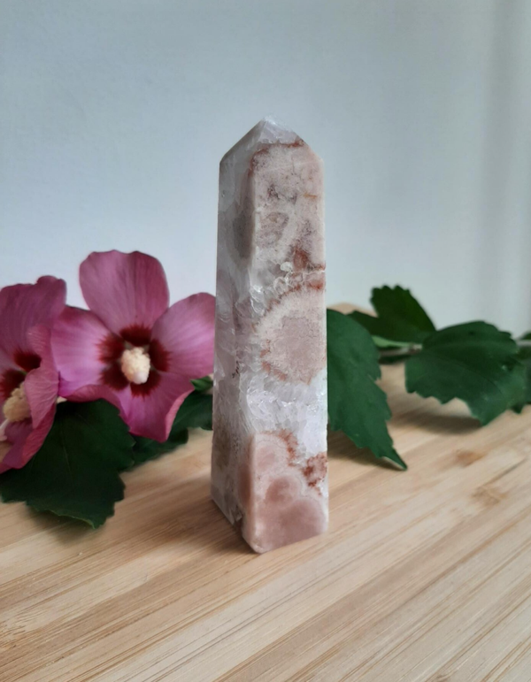 Roze Amethist Toren Uniek nr. 2