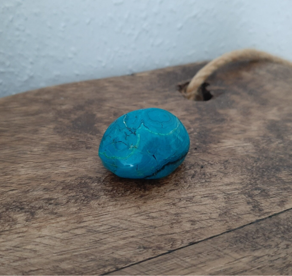 Chrysocolla A kwaliteit Knuffelsteen Uniek