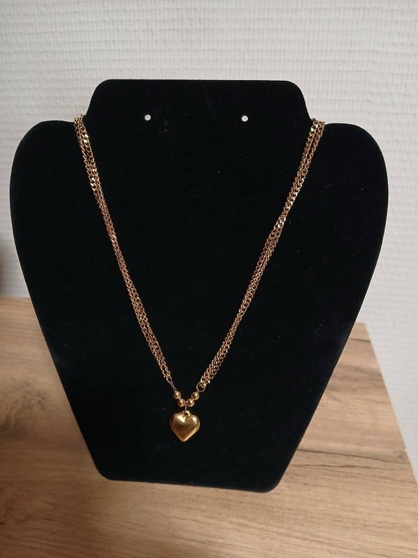 Dubbele ketting hartje