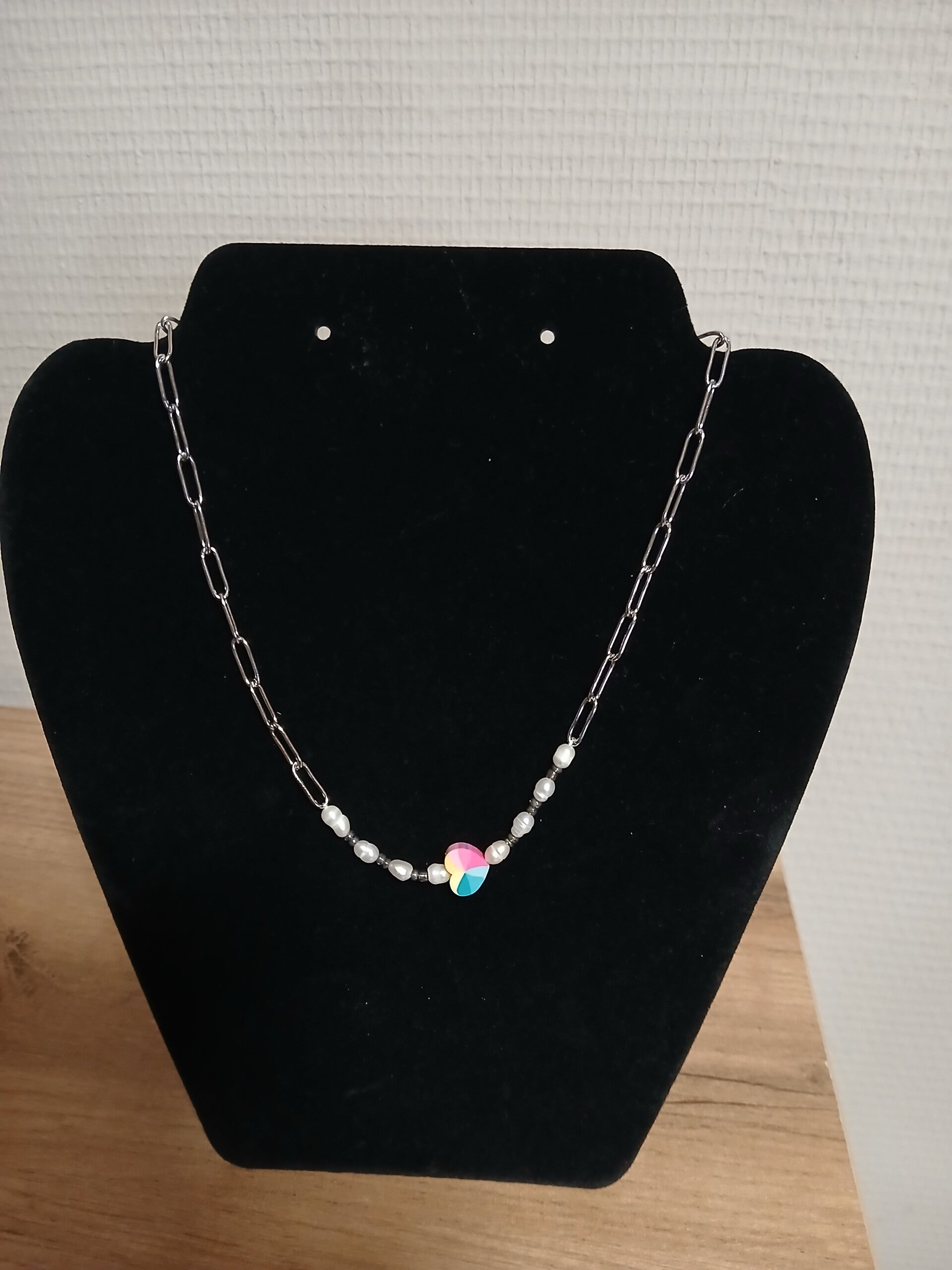Ketting Regenboog hartje