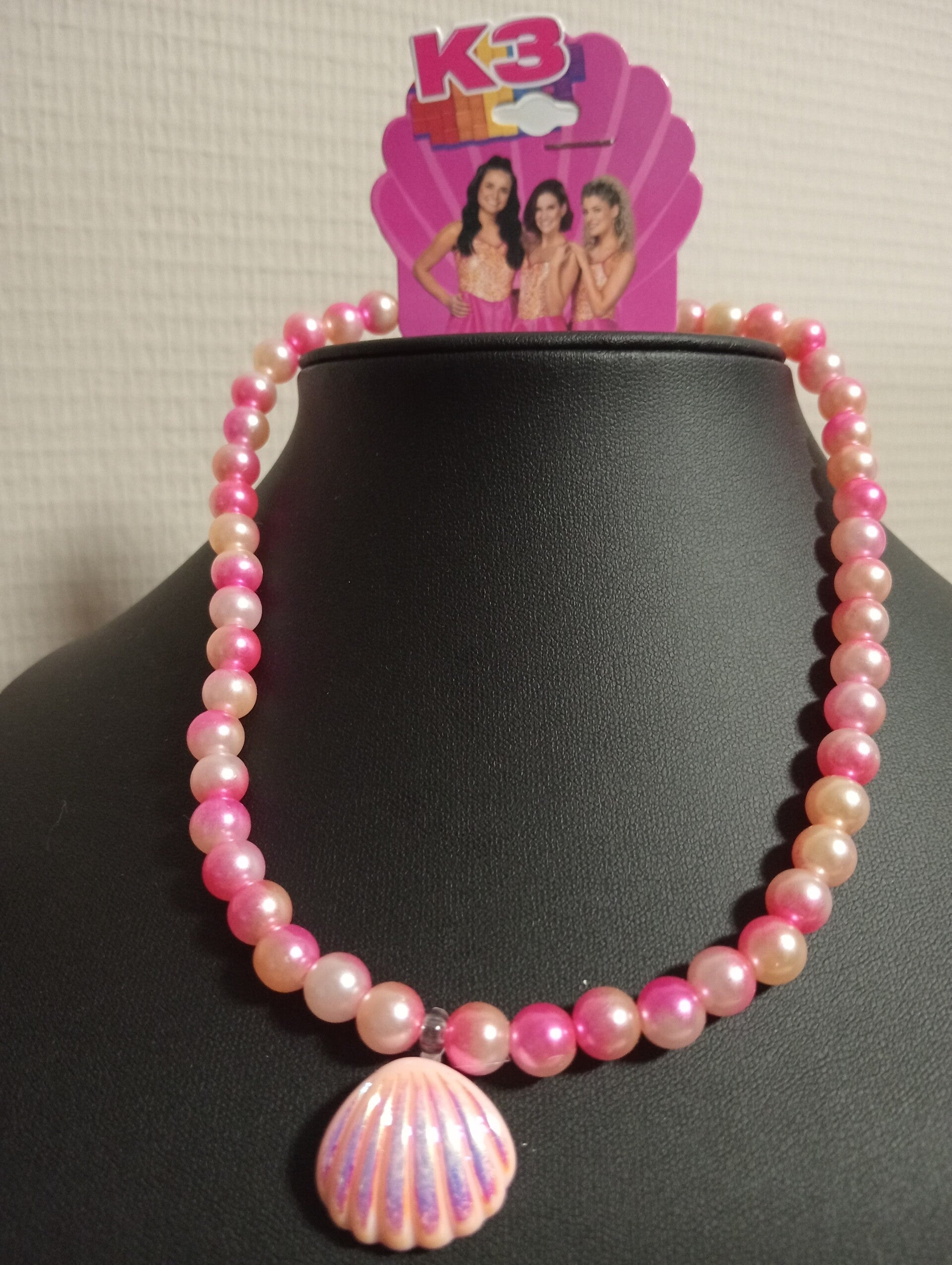 K3 Ketting Roze Schelp