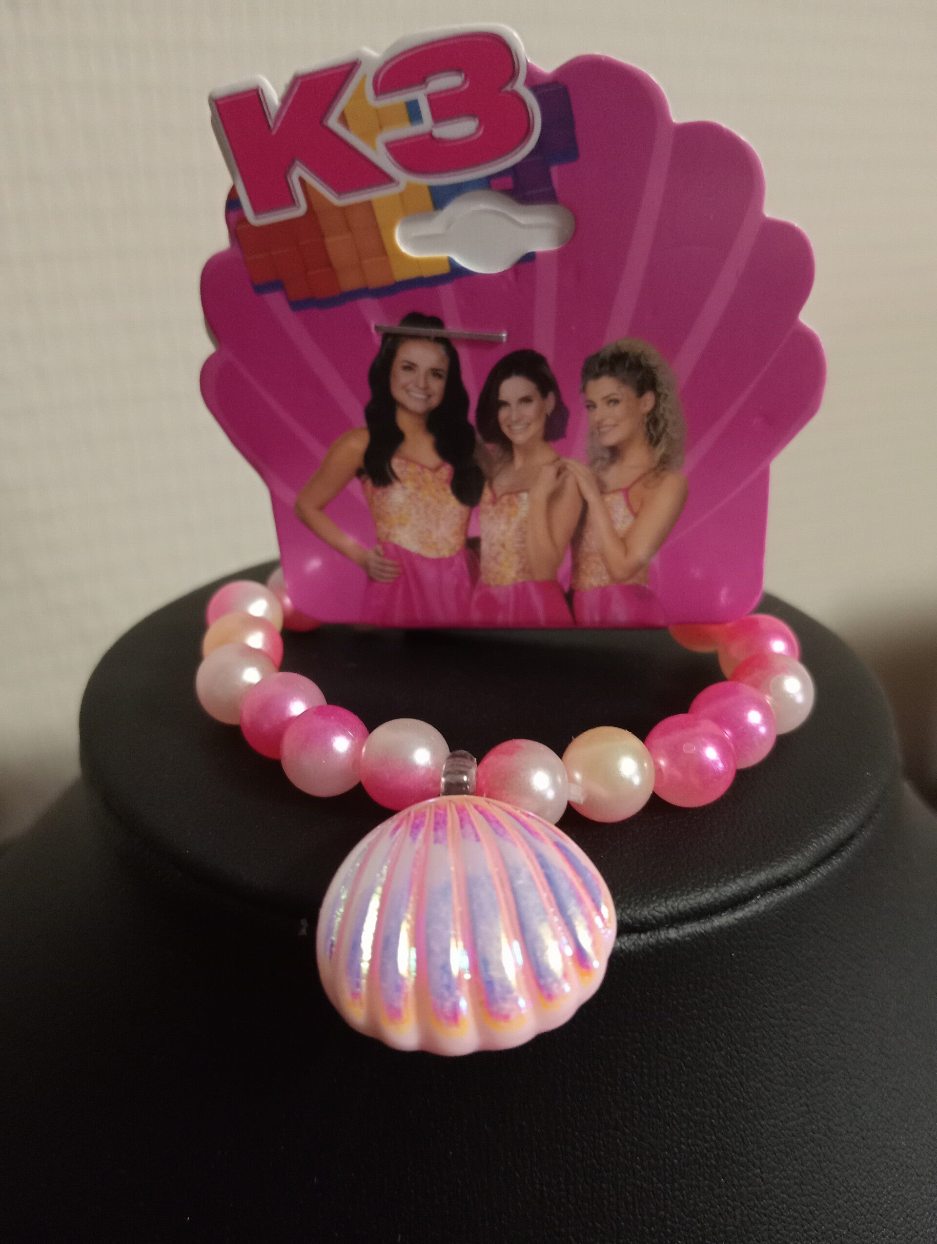 K3 Armband Roze Schelp