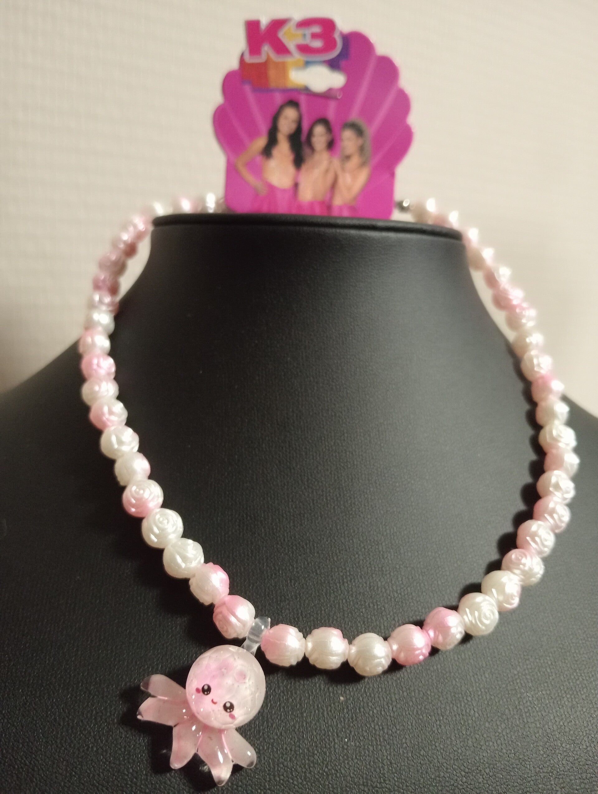 K3 Ketting Roze Inktvis