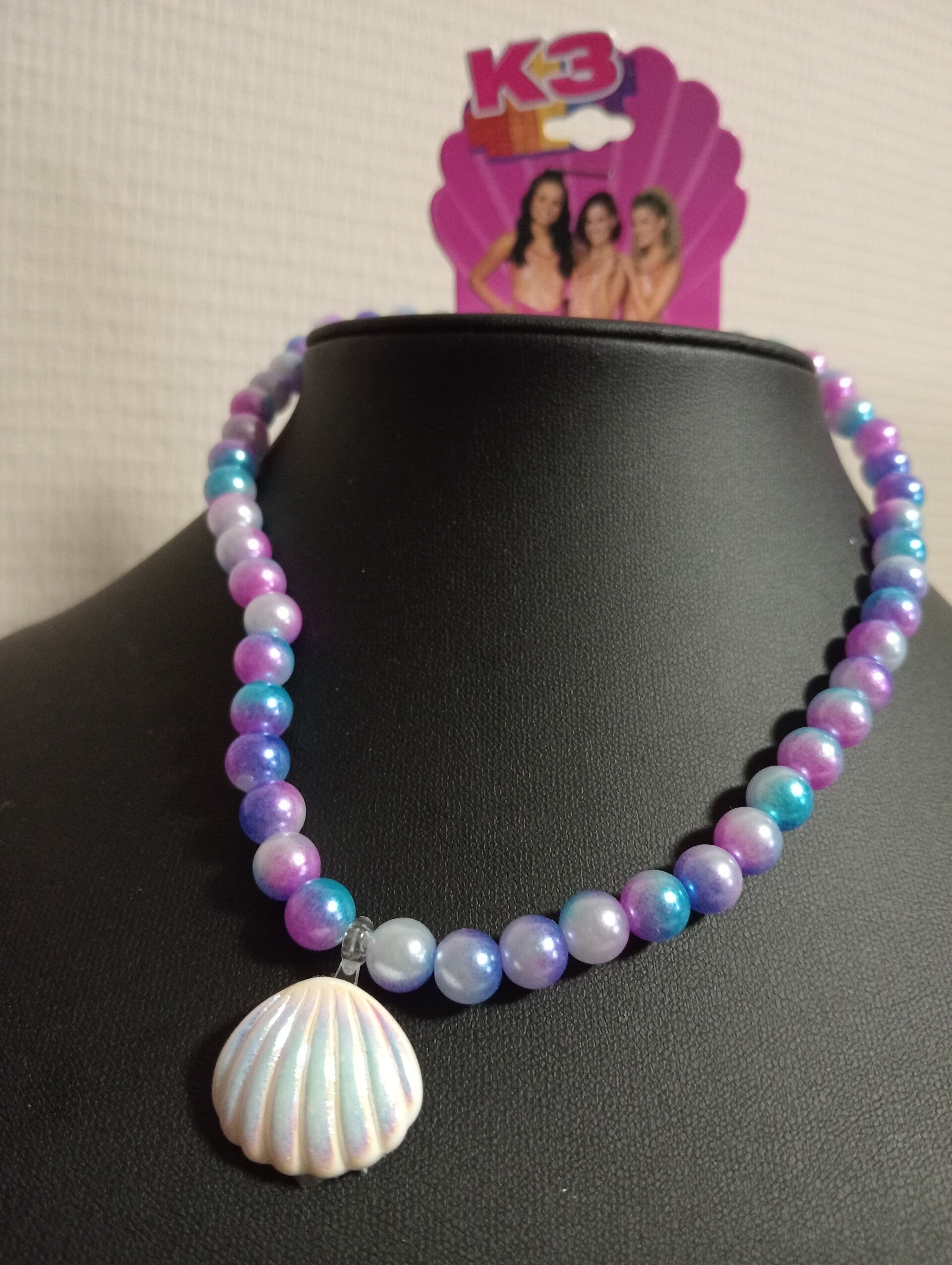 K3 Ketting Paarse Schelp