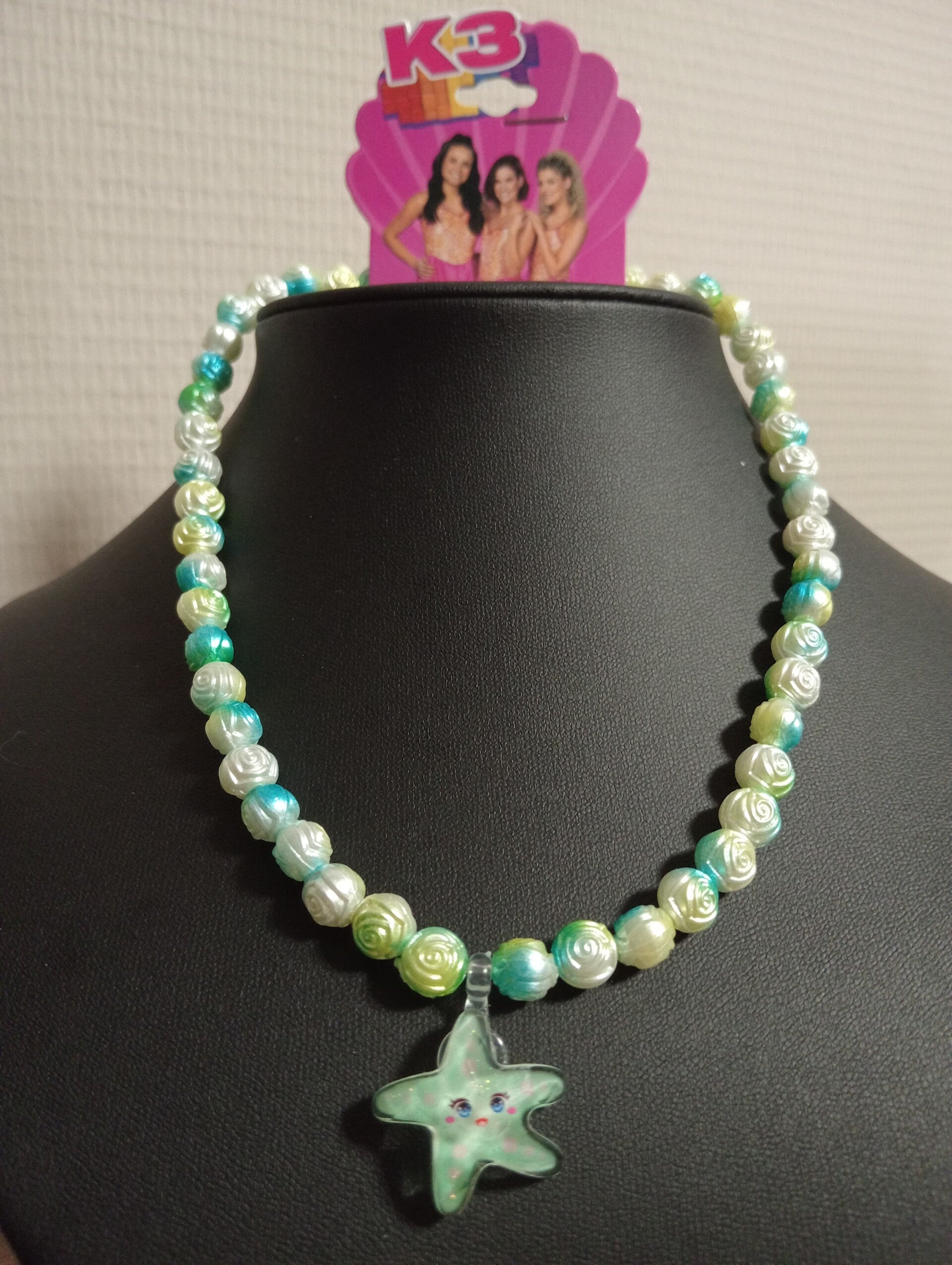 K3 Ketting Groene Zeester