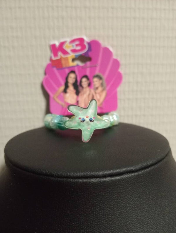 K3 Armband Groene Zeester
