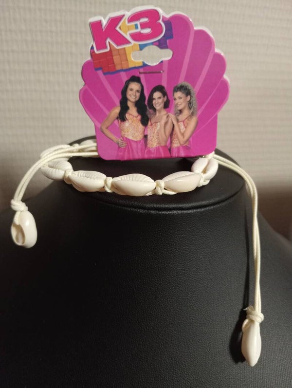 K3 Armband schelpjes