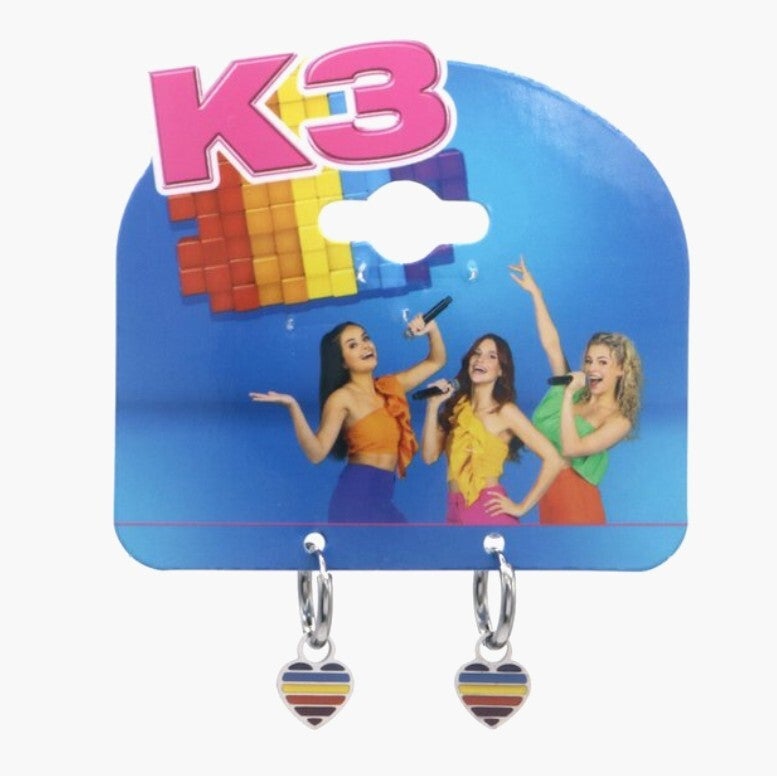 K3 Oorbellen Heart