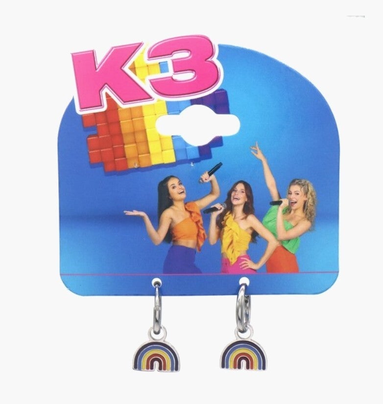 K3 Oorbellen Rainbow