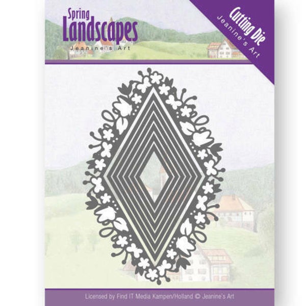 Dies - Jeanine's Art - Spring Landscapes - Spring Diamond  3D div. 