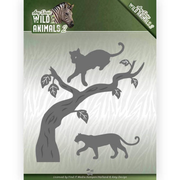 Dies - Amy Design - Wild Animals 2 - Panther 