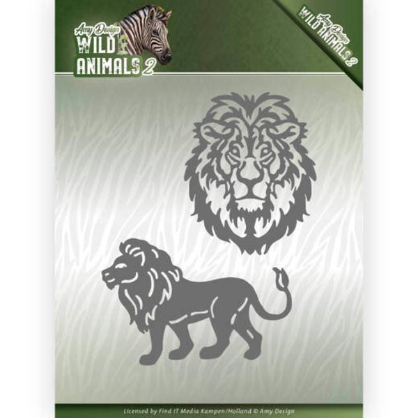 Dies - Amy Design - Wild Animals 2 - Lion  Amy Design 