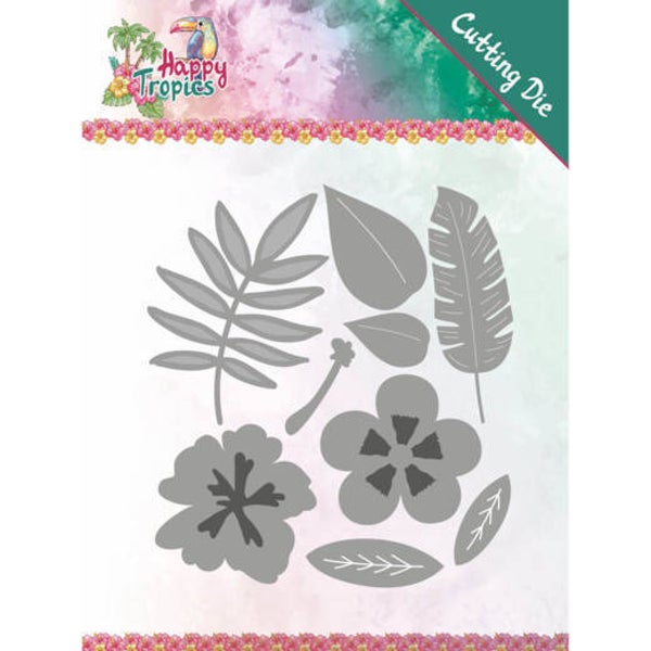 Dies - Yvonne Creations - Happy Tropics - Tropical Blooms