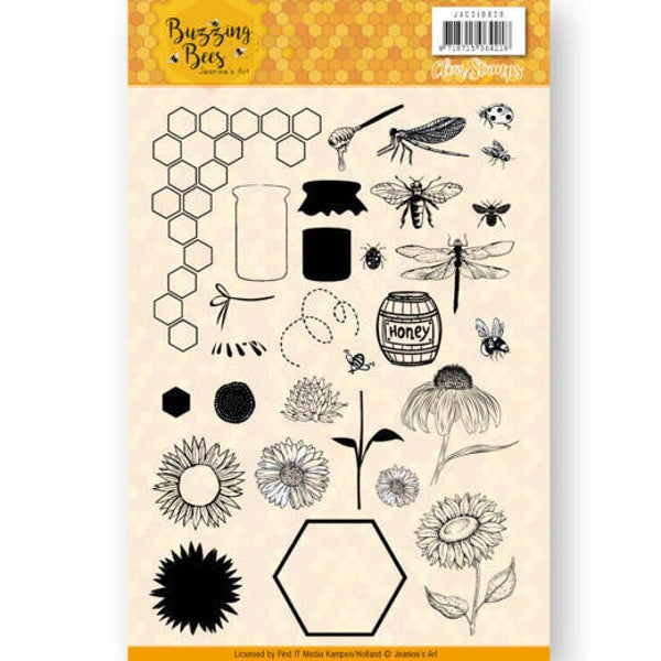 Clear Stamps - Jeanines Art - Buzzing Bees 