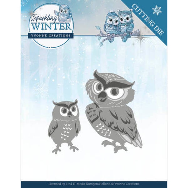 Dies - Yvonne Creations - Sparkling Winter - Winter Owls 