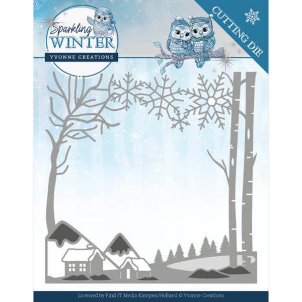 Dies - Yvonne Creations - Sparkling Winter - Winter Landscape 