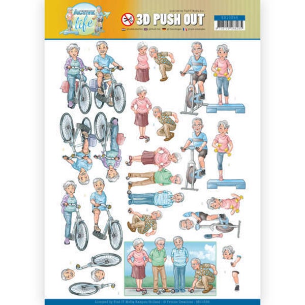 3D Pushout - Yvonne Creations - Active Life - Active Moving 