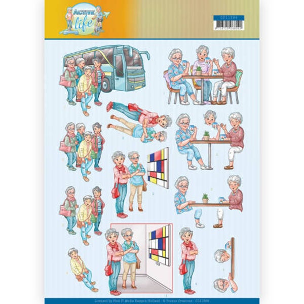 3D Knipvel - Yvonne Creations- With Friends 