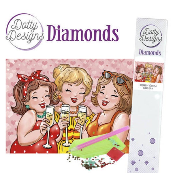 Dotty Designs Diamonds - Bubbly Girls - Cheers 