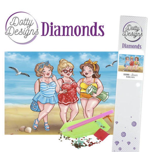 Dotty Designs Diamonds - Bubbly Girls - Beach 