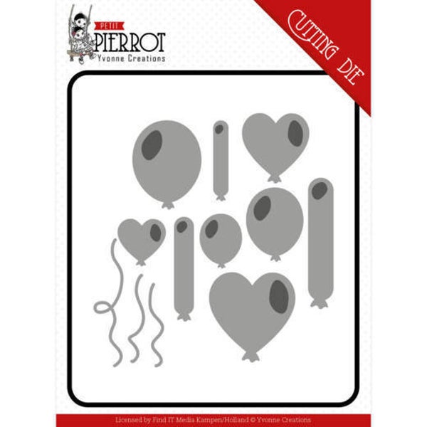 Dies - Yvonne Creations - Petit Pierrot - Balloons 