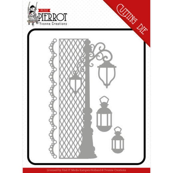 Dies - Yvonne Creations - Petit Pierrot - France Lantern 