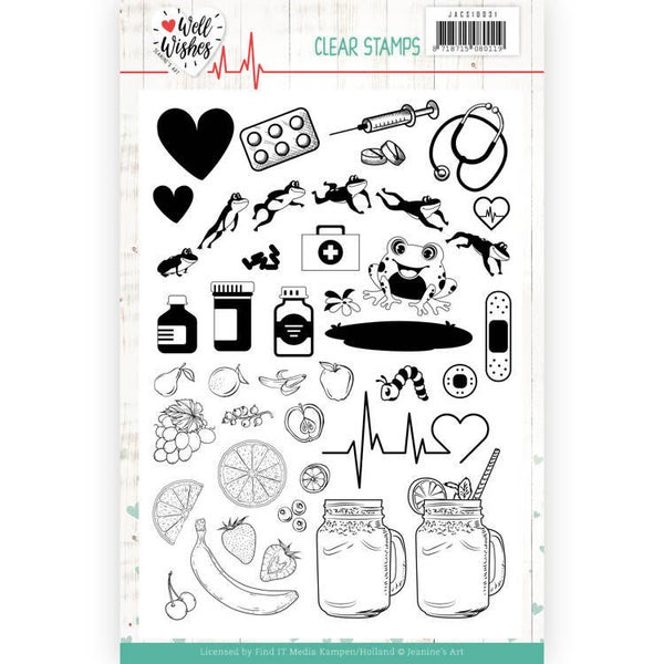 Clear Stamps - Jeanine's Art - Well Wishes 