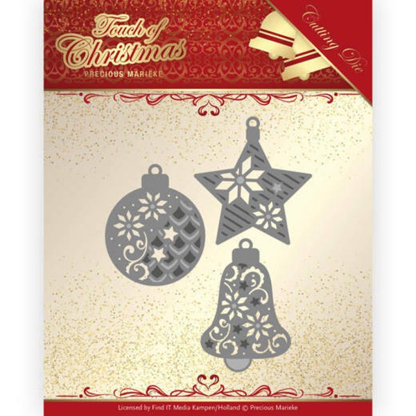 Dies - Precious Marieke - Touch of Christmas - Christmas Baubles 