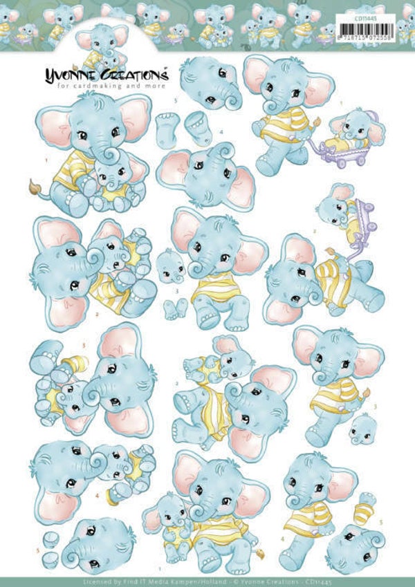 3D Cutting Sheet - Yvonne Creations - I will protect you