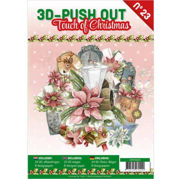 3D Push Out boek 23 - Touch of Christmas