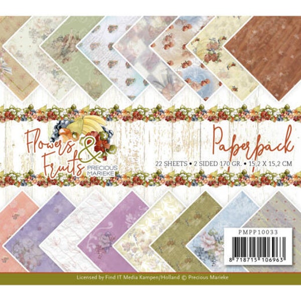 Paperpack - Precious Marieke - Flowers and Fruits