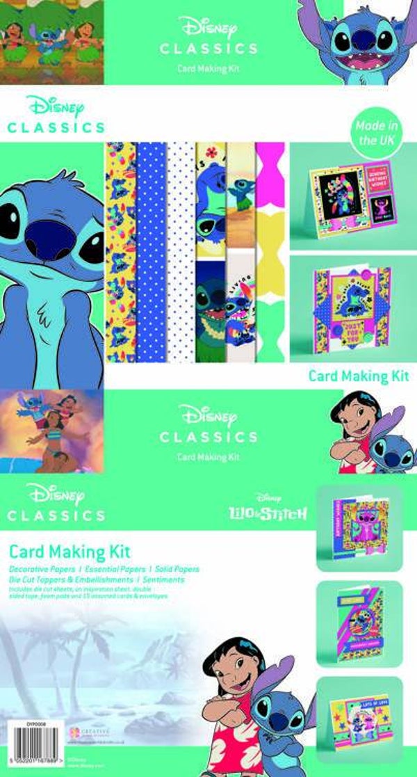 Lilo and Stitch - Card Making Kit - Makes 15 Cards Kit Paper Boutique