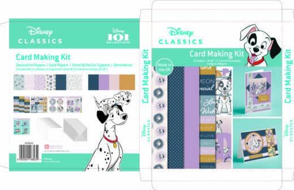 101 Dalmatians -Card Making Kit - Makes 8 Cards Kit Paper Boutique