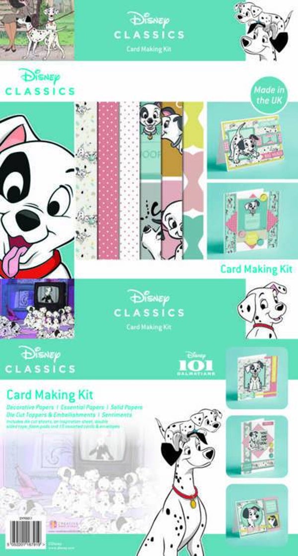 101 Dalmatians - Card Making Kit - Makes 15 Cards Kit