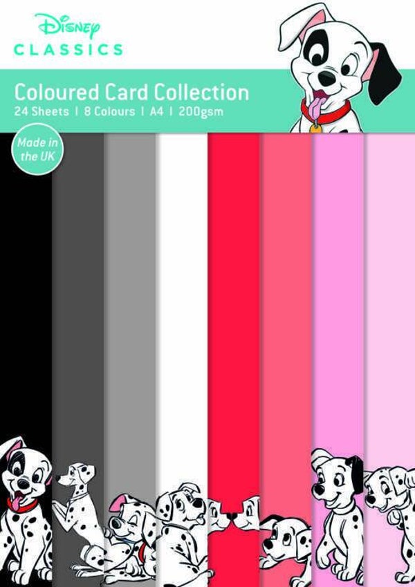 101 Dalmatians - Coloured Card A4 Pack Paper Boutique