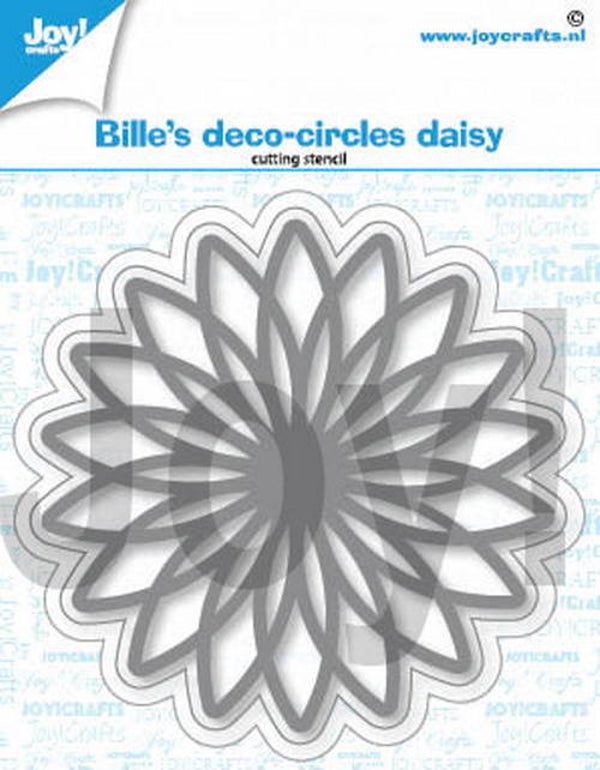 Joy! stencil Bille's deco circles daisy