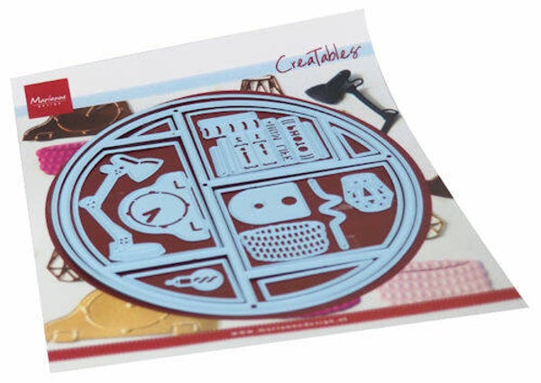 Creatables stencil Circle Lay-OutCreatables stencil Circle Lay-Out