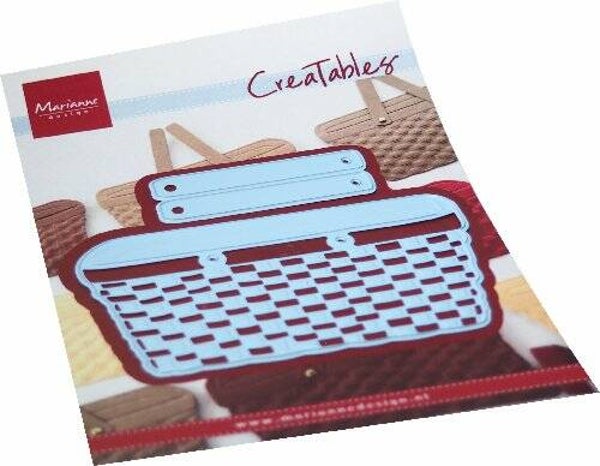 Creatables stencil Wicker Basket